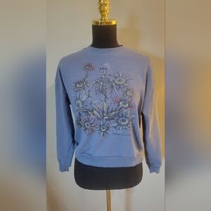 American Eagle Outfitters Blue Sweatshirt